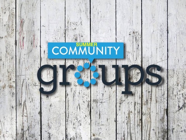 Summer Community Groups